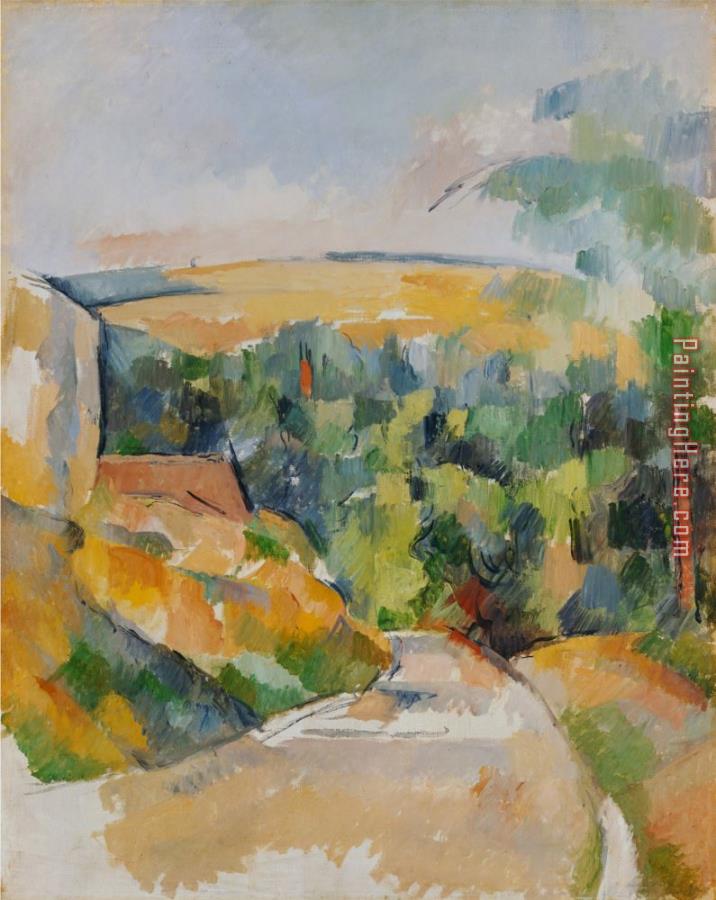 Paul Cezanne Bend of The Road 1900 06